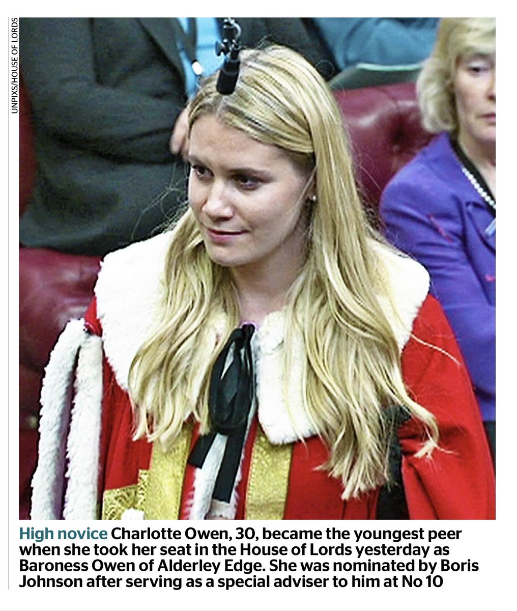 We know almost nothing about her, her political views, or what she’s done to get there. But now she’s in the House of Lords, she can make laws for the rest of us for life. Thank heaven Boris Johnson took us out of the unaccountable EU!