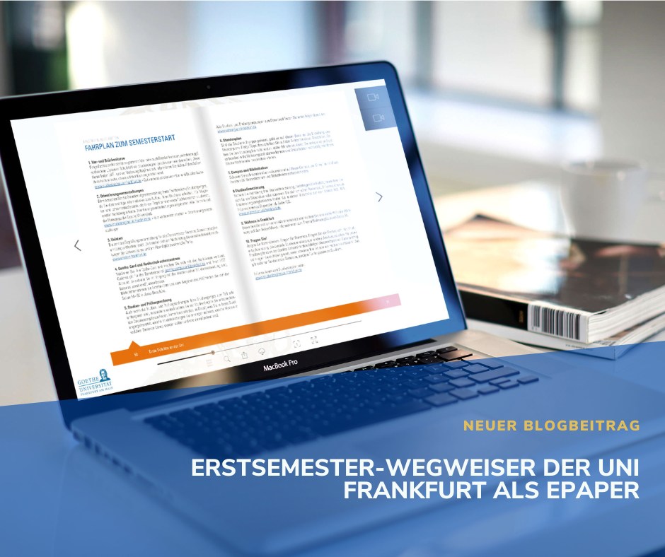 🆕 Wir dürfen euch wieder einen neuen Referenzkunden vorstellen ⤵️

Die <a href="/goetheuni/">Goethe-Universität</a> Frankfurt mit ihrem digitalen Erstsemester-Wegweiser als 1000°ePaper! 📒

Schaut gleich in unseren Blogbeitrag rein!

🔗 kurzelinks.de/r03g

#epaper #unifrankfurt #online