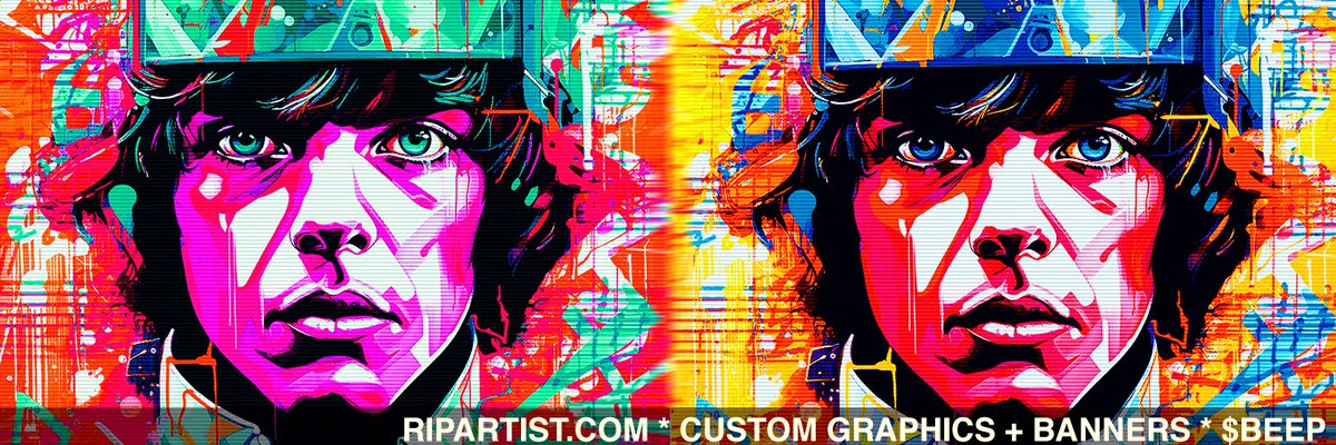 RipArtistNFT's tweet image. I offer fast and professional #Twitter banner designs as a true graphic designer with over 20 years of experience in the field! If you're looking for authentic custom designs, feel free to get in touch with me! #DesignExpert #GraphicDesign #Bannerdesign