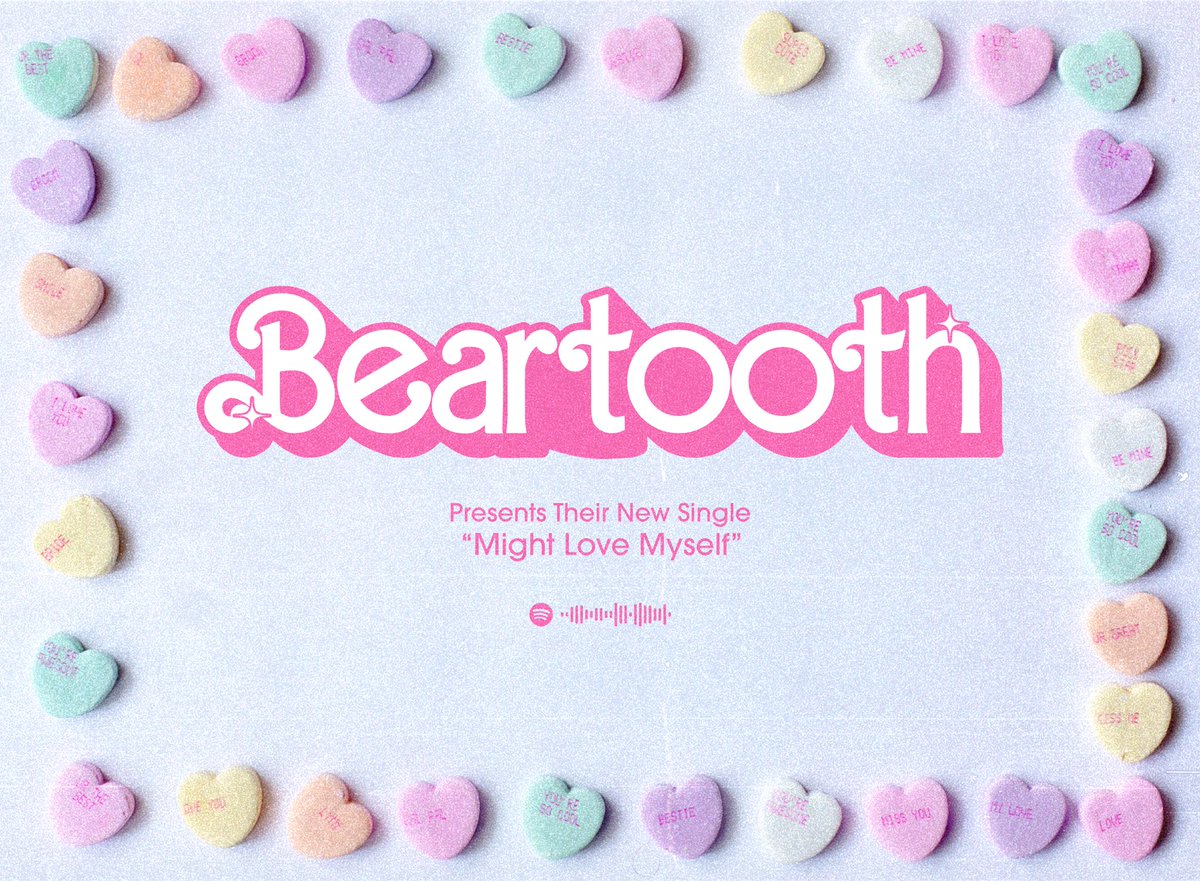 insta saw this first but in honor of the new beartooth era being pink I bring you: barbietooth 💞