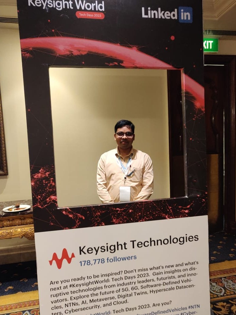 shambhunath92's tweet image. I am at #KeysightWorld: Tech Days 2023 .