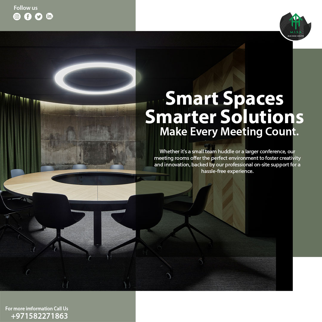 misabc372676's tweet image. Need a professional space to hold your meetings and impress your clients? Look no further! Our state-of-the-art meeting rooms are designed to elevate your business interactions to the next level.#MISABusinessCentre #MeetingRooms #ProfessionalSpace #BusinessSolution