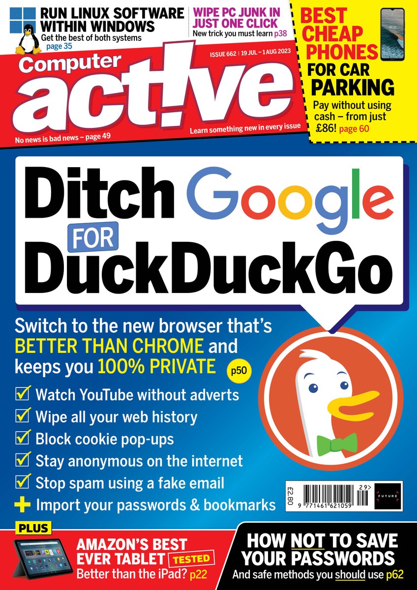 Hi @DuckDuckGo - we think you'll like our new issue. . .