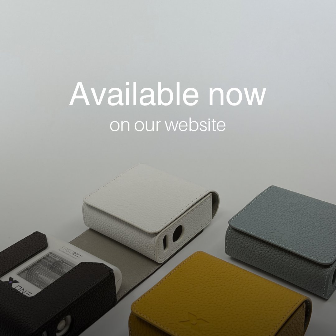 FUNCTION x FASHION  

2023 New Case for X ONE is now available to match your unique style with new technology. 

| Blanc * Ebony * Mustard * Turquoise |   

Check it out!  
ergo-healthtech.com/product-page/x…

SAFETY . PROTECTION . PREVENTION

📷