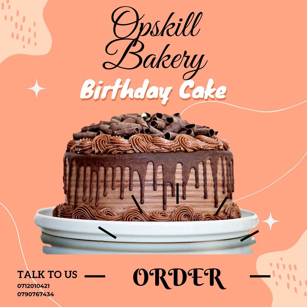 NyokabiWang's tweet image. #opskill is the best Bakery that makes you smile when eating a bite of the cake.
Please make your order now, 
for the birthday, 
Wedding and graduation call 0791905407