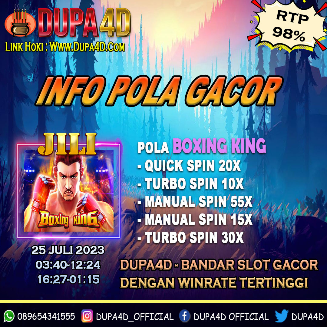 Dupa4D's tweet photo. Update Pola Slot Gacor Dupa4D Tanggal 25 Juli 2023

Daftar &amp; Main Sekarang Juga Rasakan Sensasi Maxwin Stiap Hari !!!

Dapatkan ID Pro Kamu Disini :
🌐 https://t.co/R7PLnZP1uq

#dupa4d #dupaslot #slotgacor #polaslotgacor #polaslot #pgsoft #boxingking #pragmaticplay #rtpslot https://t.co/bctVuO3vLE