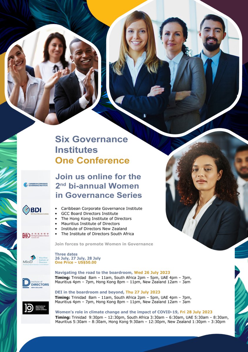 The Women in Governance series is a must-attend for corporate governance professionals who want to understand the complex gendered dynamics of the profession and how we can work together to create a more inclusive space. See the details below ⬇