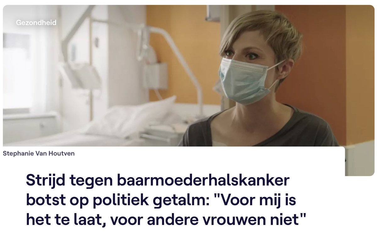 Gisteren is <a href="/svanhoutven/">Stephanie Van Houtven</a> (40) veel te jong overleden. Dat meldt haar man <a href="/LaurentWinnock/">Laurent Winnock</a> op Facebook. Ze was tot 2019 ondervoorzitter <a href="/vooruit_nu/">Vooruit</a> en Borgerhouts districtsburgemeester en -schepen.

Ze verloor de strijd tegen kanker. Vorige jaar brak ze nog een lans voor de betere