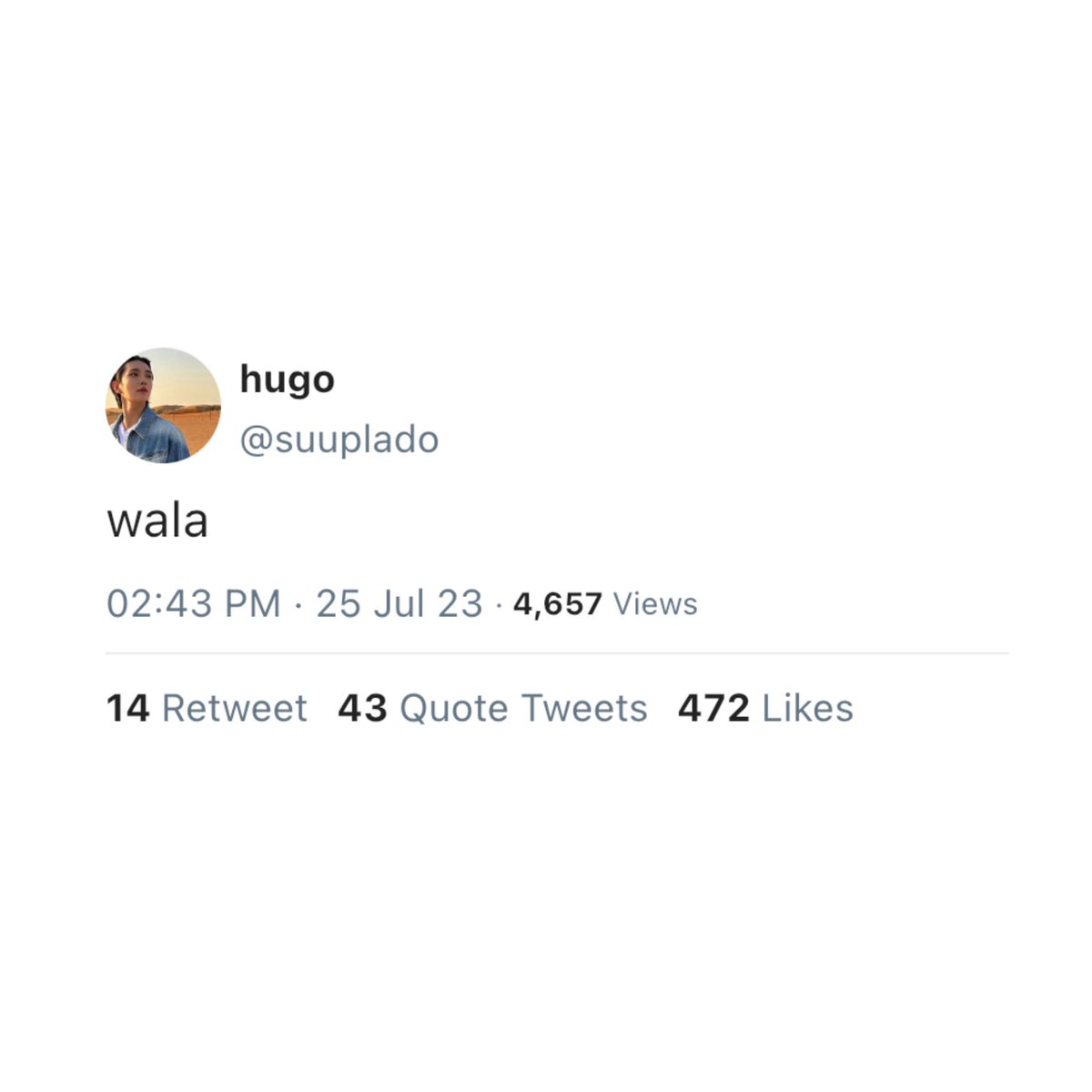 OWLJSH95's tweet photo. I’ll be waiting in manila kahit ‘di ka na babalik.
— a short au where-in 

Maulan at masarap mag relapse kaya kinakabag ka sa ex mo, Hugo Gil. https://t.co/EEttjaTPSs