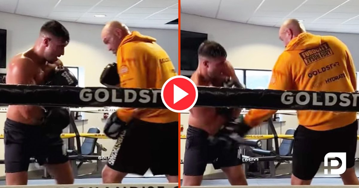 Tyson Fury Dominates Brother Tommy Fury In Sparring Session

https://t.co/a3XJOnZkOM https://t.co/dgCCfCyDoO