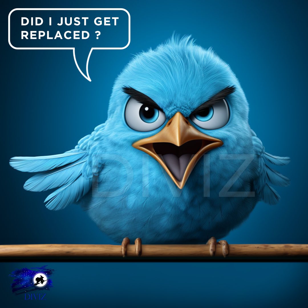 diviz_creative's tweet image. When “Twitter” turns into “X”.. the little bird has a lot to say ! #twitter #twittertox #x #elonmusk #tweets #ai #aigenerated #aiimages #aiart #diviz
