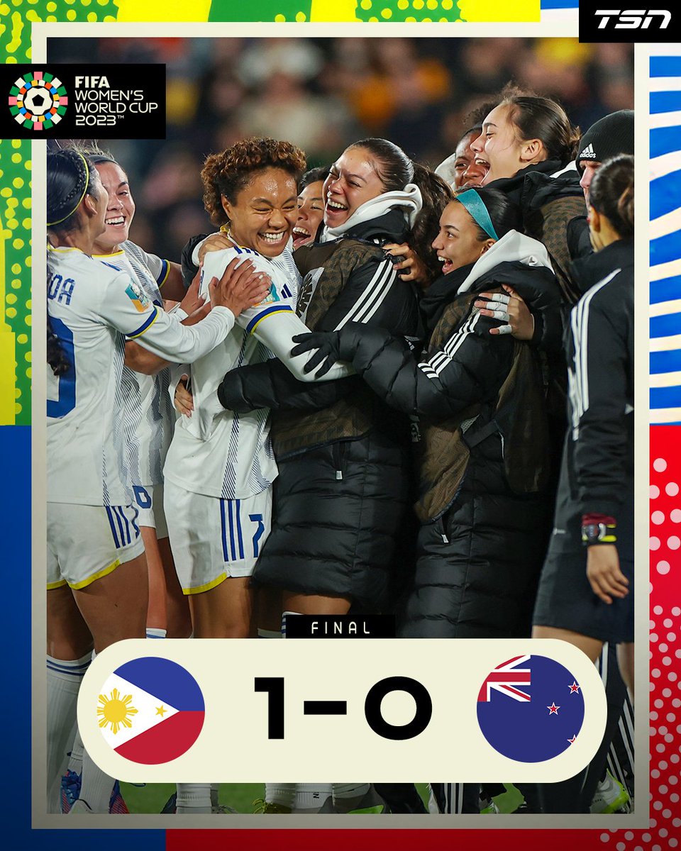 HISTORY MADE ✅ The Philippines have their first ever win at the #FIFAWWC.