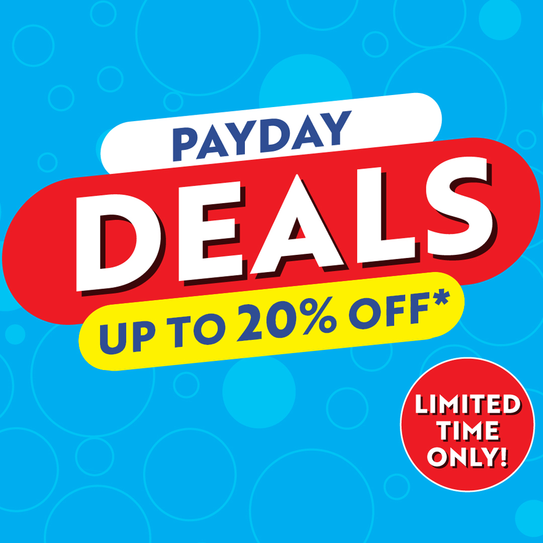 We're offering a whopping 20% OFF on Kids' Summer Essentials this payday week! ☀️ Our range includes arts &amp; crafts to activity sets, outdoor toys to bubble machines, ensuring they have all they need to make the most out of summer! 🏊‍♀️🕶️👒🏖️

SHOP NOW: bit.ly/43FHTTK