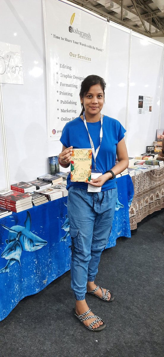 thebookplatter's tweet photo. 💙 At the Coimbatore Book Festival with The Unforeseen! It's always magical to be surrounded by so many books. 
Thanks to the @kharidobechobooks team!

#coimbatorebookfestival #bookfest #bookfairs #booklovers #theunforeseen #shortstories #indianauthors #newauthors #indieauthors https://t.co/iK5uvYc8j6