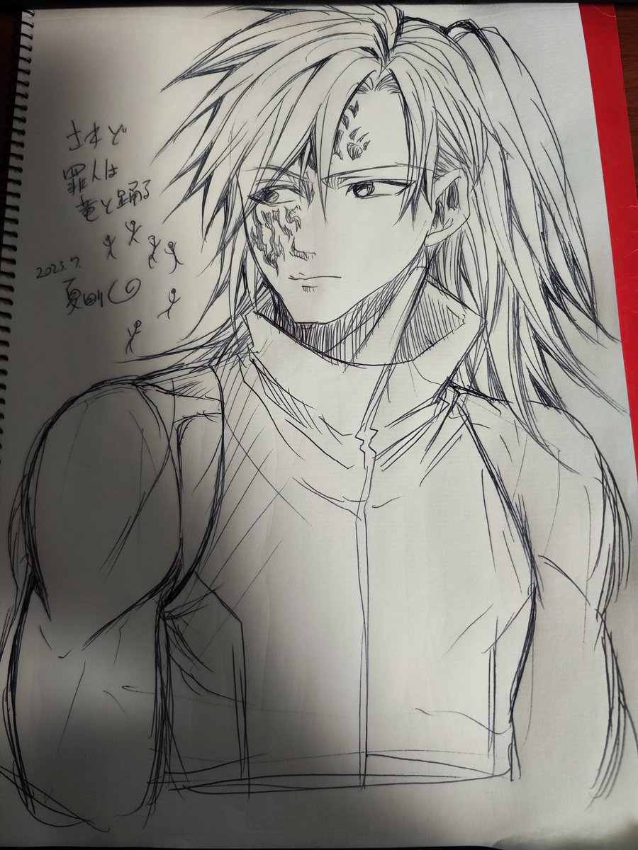 息抜きにラボさんの #され竜 の落書きをばしました。  楽しかった。