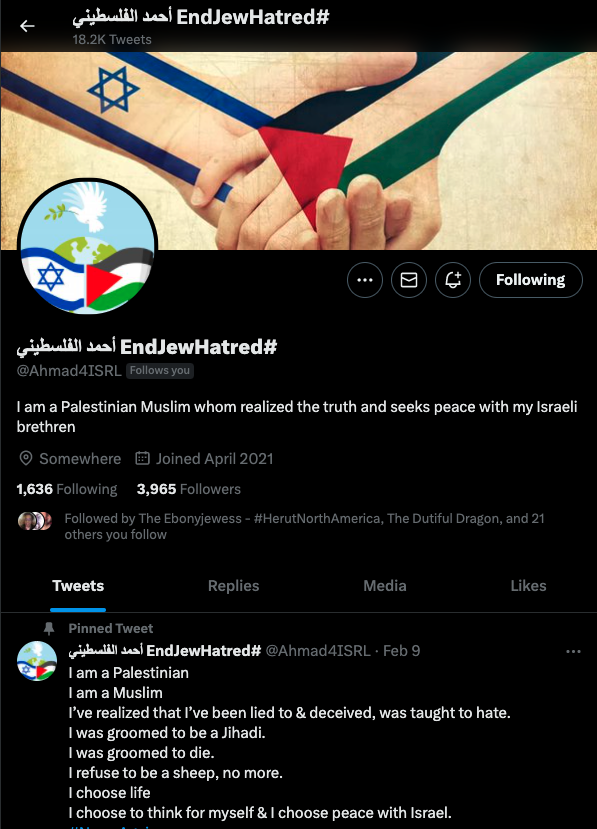 Dear @TwitterSafety @TwitterSupport @lindayacc @elonmusk: @Ahmad4ISRL had his account locked pending an appeal that was supposed to happen over 2 weeks ago. Scroll through his Tweets, there is no hate speech, no calls for violence. Please be fair - restore his account.