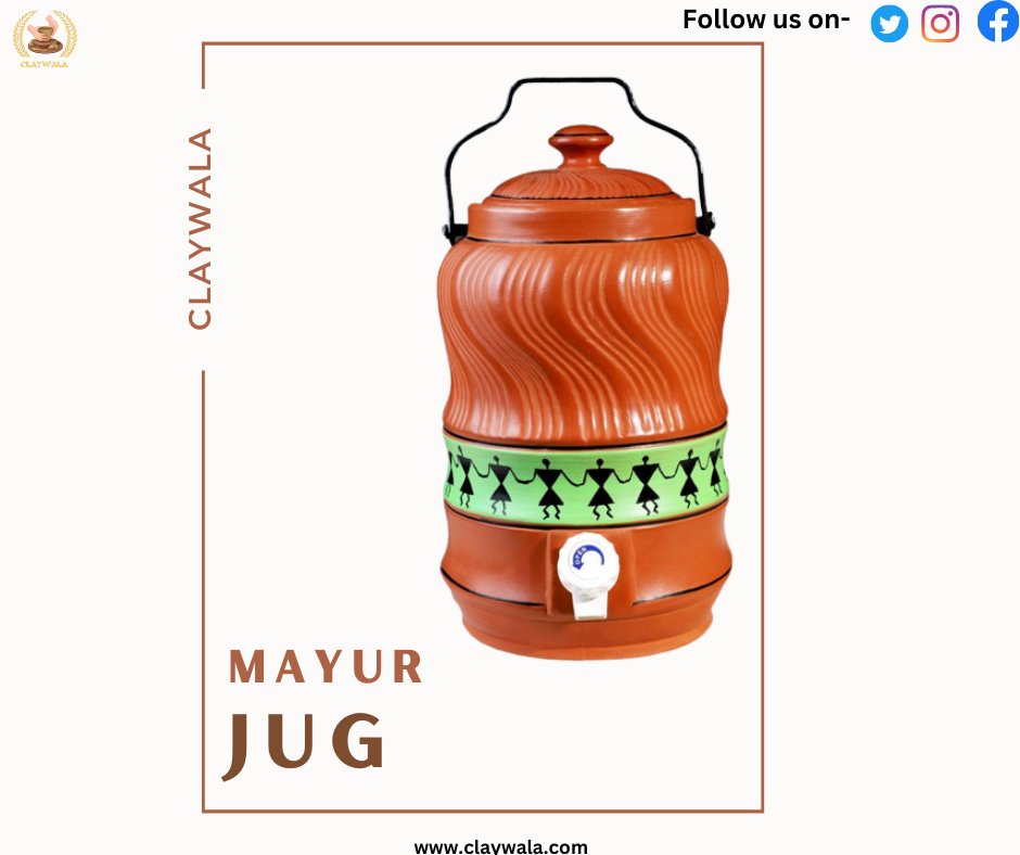 ClayWala's tweet photo. Claywala Mayur Jug
#claywala #mayurjug https://t.co/mohChNOORR