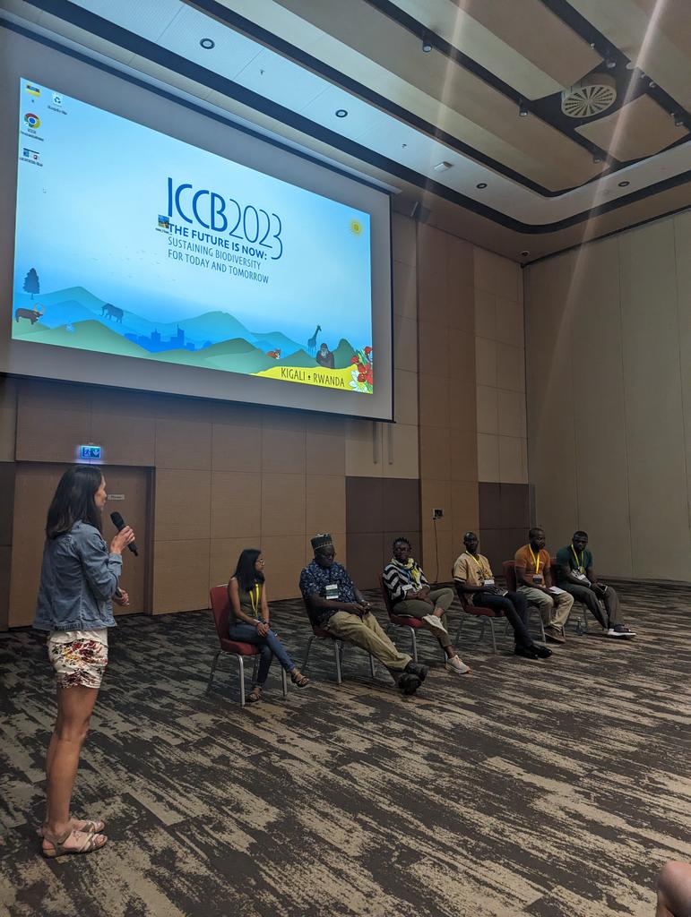 Amanda M. Adams (@batty_ama) on Twitter photo Just wrapped up the presentations on Advancing #Bat #Conservation in Africa by six of the top bat researchers across Africa @ICCB2023!
Join us for the round table discussion in MK2 now!
<a href="/BatConIntl/">Bat Conservation International</a> <a href="/African_Bat/">African Bat Conservation</a> Just wrapped up the presentations on Advancing #Bat #Conservation in Africa by six of the top bat researchers across Africa @ICCB2023!
Join us for the round table discussion in MK2 now!
<a href="/BatConIntl/">Bat Conservation International</a> <a href="/African_Bat/">African Bat Conservation</a>