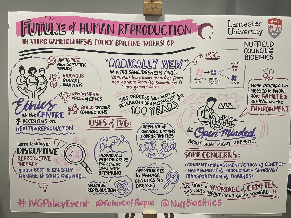Danielle Hamm (@hammdanielle) on Twitter photo This incredible graphic depicts our morning session on invitro derived gametes - a radically new technology with the potential to transform assisted reproduction
Now we’re turning to the #ethics
#MakingEthicsMatter <a href="/Nuffbioethics/">Nuffield Council on Bioethics (NCOB)</a> <a href="/FutureofRepro/">Future of Human Reproduction</a> This incredible graphic depicts our morning session on invitro derived gametes - a radically new technology with the potential to transform assisted reproduction
Now we’re turning to the #ethics
#MakingEthicsMatter <a href="/Nuffbioethics/">Nuffield Council on Bioethics (NCOB)</a> <a href="/FutureofRepro/">Future of Human Reproduction</a>