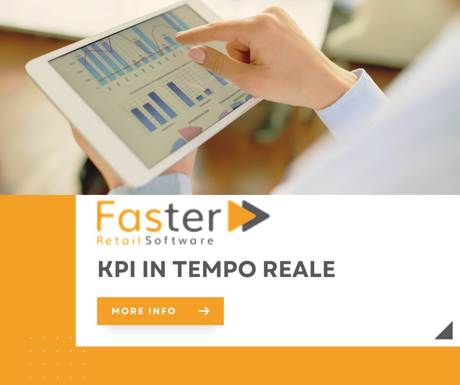 WorkGroupSrl's tweet photo. Con Faster controlli in tempo reale i KPI dei tuoi negozi e degli addetti alle vendite. Conosci sempre la disponibilità dei tuoi prodotti e conduci le migliori campagne di promozione e fidelity. 
More info https://t.co/fXs4dEvLcr
#retailsoftware #softwaretail #KPI #analytics https://t.co/4XKx9xlfT0