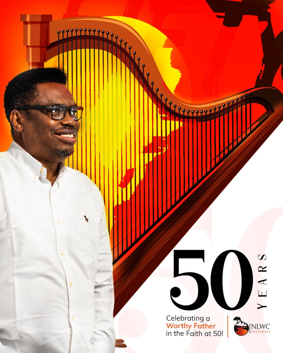 nlwclife's tweet photo. WE CELEBRATE A FATHER, A SHEPHERD, A ROLE MODEL, AND AN ETERNAL TREASURE AT 50! 

Daddy, we love being your dear sons, just as you are to Grand Daddy, Rev. Kayode Oyegoke.

HAPPY GOLDEN JUBILEE, OUR DEAR FATHER IN THE LORD.

WE ❤️YOU WITH UNDYING LOVE.

From the Pastorate, NLWC https://t.co/Z7cltWXpzs