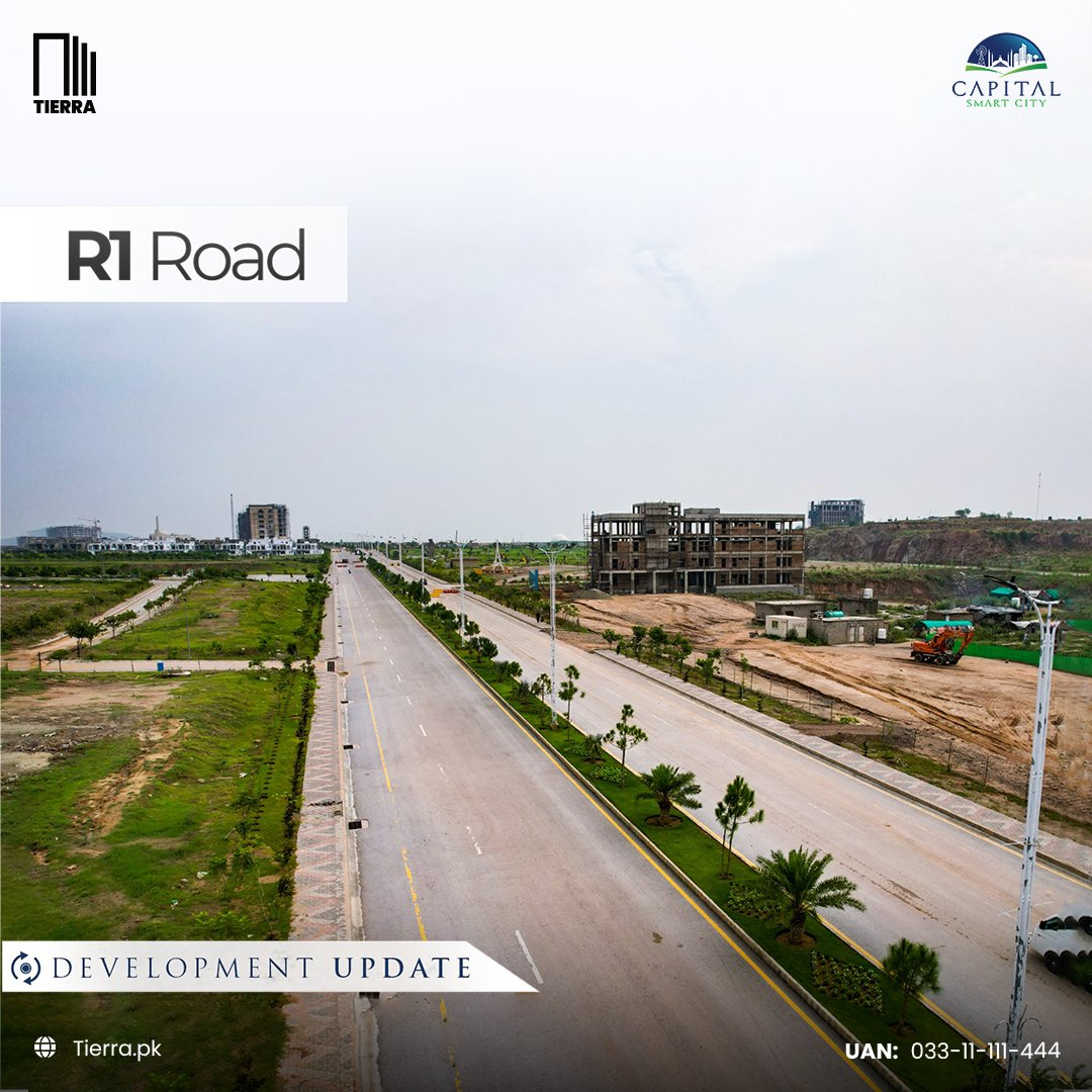 tierraassociate's tweet image. Capital Smart City Islamabad never hold-ups its prompt and relentless developmental progress. Observe the latest construction updates as of July 22, 2023.

#ProgressDevelopment #CapitalSmartCity #ConstructionProgress #Islamabad #RealEstate #TierraAssociates #Property