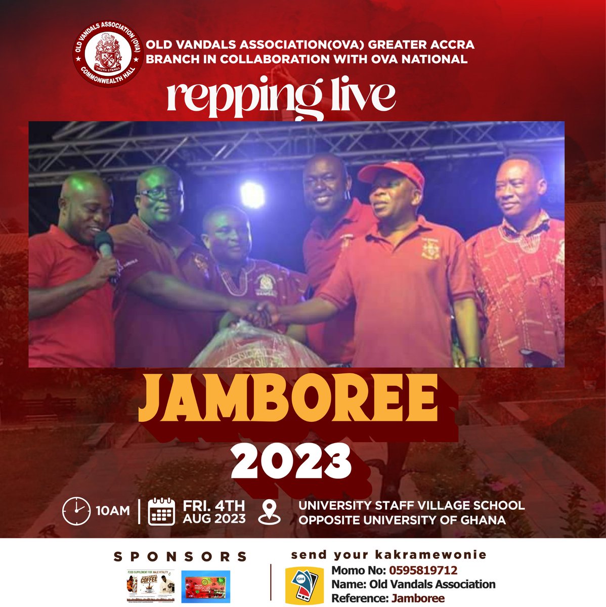 OVAGlobal1's tweet photo. Which #OVAJamboree year was this image capture?
Can you identify at least 3 Old Vandals captured on this stage?
First 3 answers will join the stage this year to replicate same on Fri. 4th August 2023.
#ovajamboree
#OVAGARJAMBOREE2023 https://t.co/x0Q8htutvs