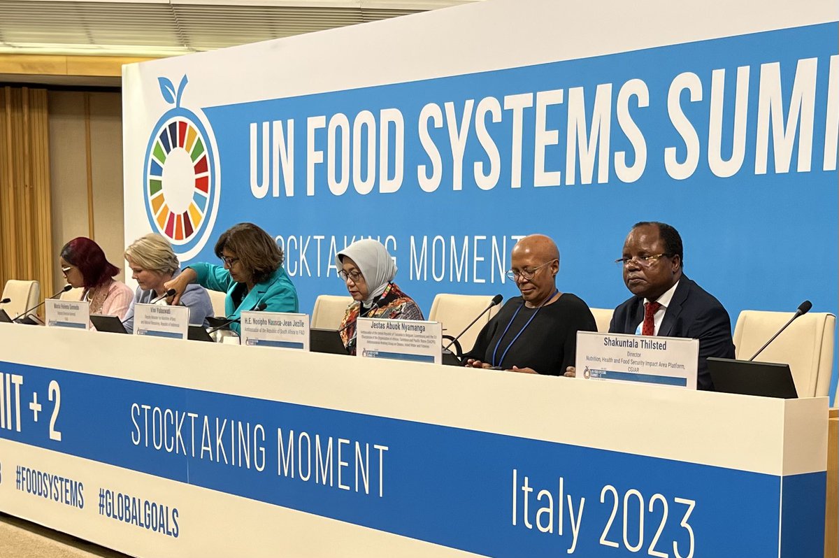 Manu_FAO's tweet photo. Our @FAOfish event on #Blue #transformation starting today at the #UNFSS2023 @UNFAO. #aquatic #foods are essential for a world without hunger https://t.co/wgULScAu3p