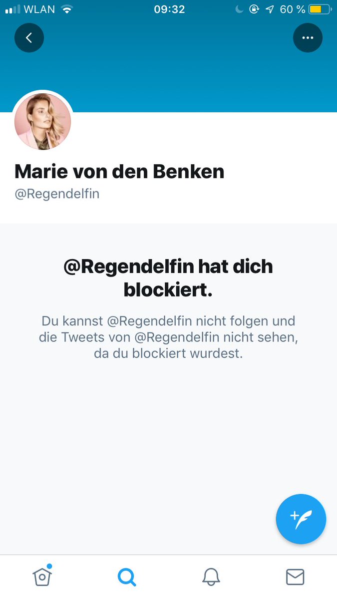 Papamicha007's tweet photo. Ein hinterfragter #Tweet und Zack biste blockiert bei @Regendelfin Marie von den #Benken -> zeugt von keinerlei Reife. Btw, schönes Leben noch in Ihrer #JaSager und #Klatschbubble die Sie ruhig weiter verkaspern dürfen 🥶🤡🤡🙋🏼‍♂️ https://t.co/Q0VHHCm6RY