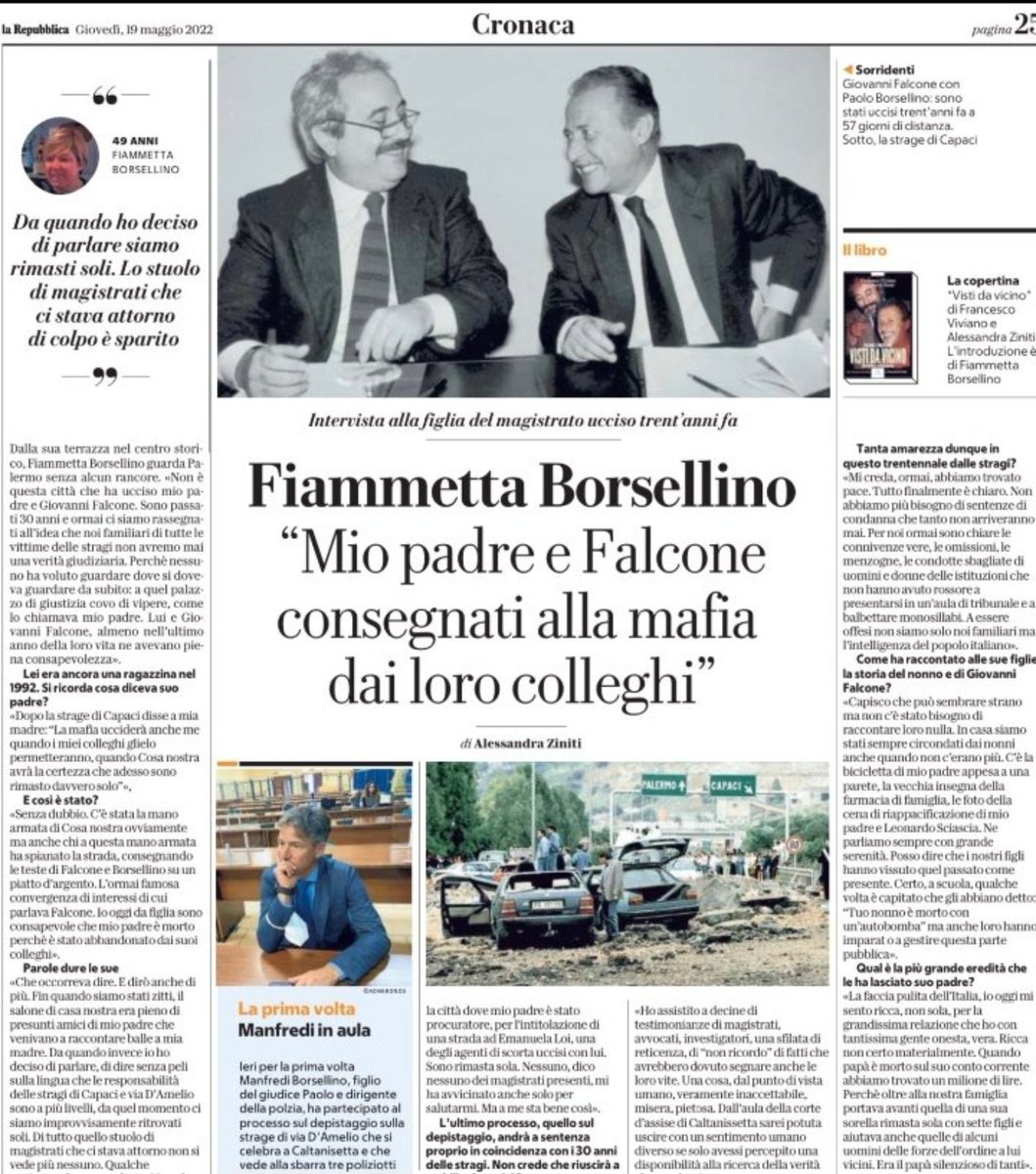 Per SCARPINATO (& Mutolo)        PAOLO #Borsellino #19Luglio