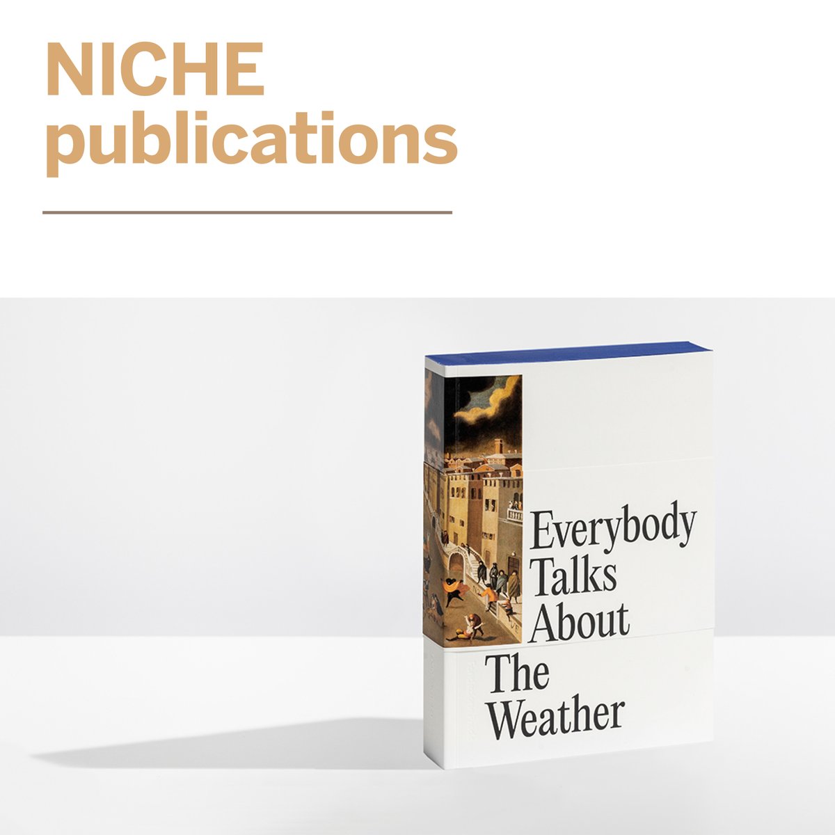 At <a href="/FondazionePrada/">Fondazione Prada</a> in Venice, "Everybody Talks About the Weather" explores the meanings of weather in visual art. Within the catalogue, we also point out the contribution of our affiliated Cristina Baldacci: 'Everyone Talks About Water in Venice'. bit.ly/3pYXwIj