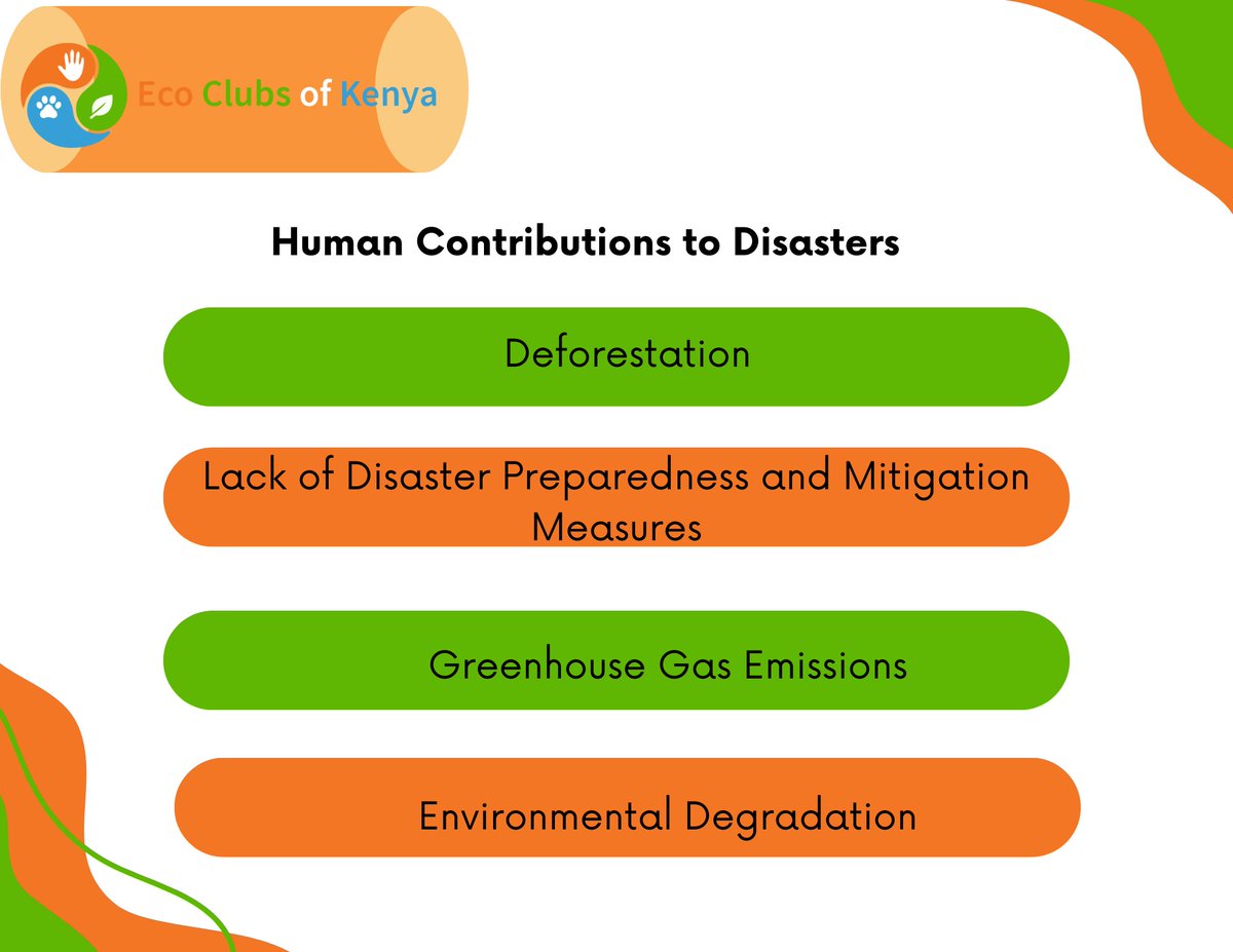 Did you know?

Disasters aren't solely 'natural' phenomena - they are often a result of human actions and choices 👇.

 Let's acknowledge our role in shaping the outcome and take responsibility for building a safer and more resilient world. 

#DisasterAwareness #ClimateActionNow