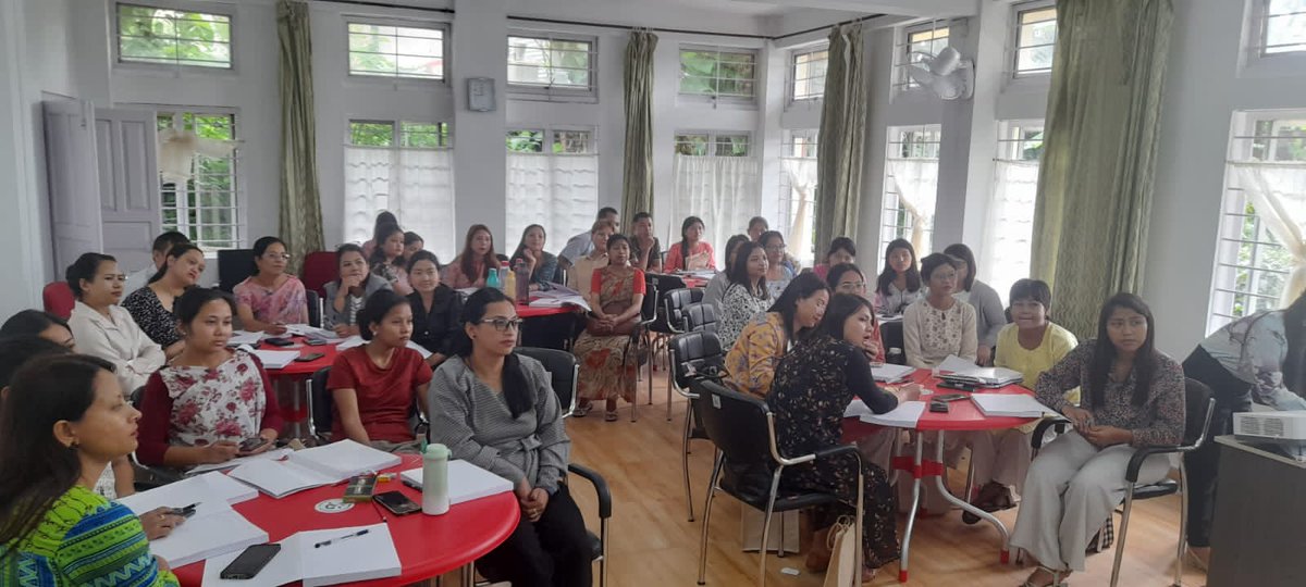 meghalayahealth's tweet photo. Induction Training for the newly recruited Nurse Tutors under National Health Mission, Meghalaya going on now at the Regional Health & Family Welfare Training Centre, Shillong.
#TrainingForHealth #EquipedHealthProviders #EfficientHealthProviders #HealthMatters #MeghalayaForHealth https://t.co/nGxo8yazMm