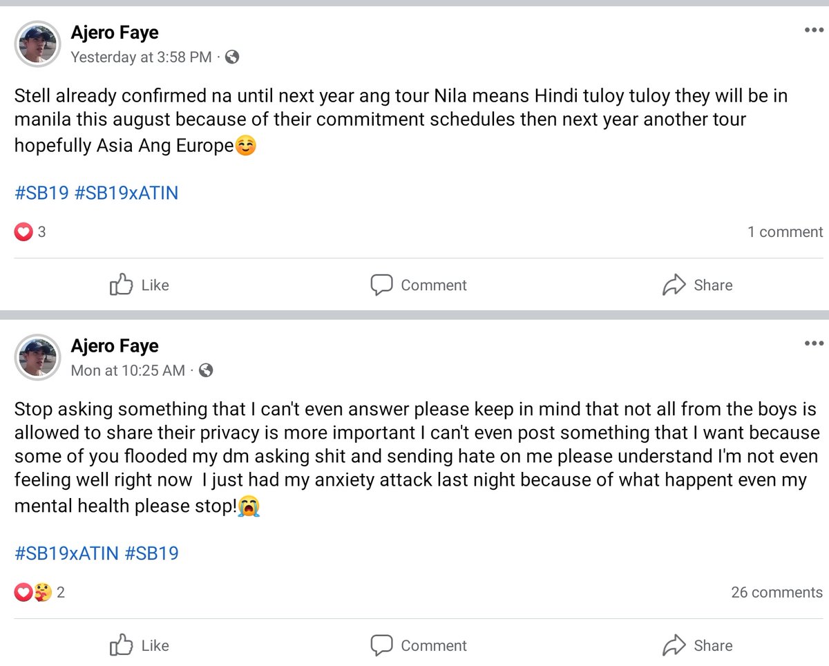 chiKENfillet_'s tweet photo. Hi everyone! just wanted to spread awareness sa account na to named "Faye Ajero" na nag papanggap na associated sya sa mahalima at nag nanakaw ng IG stories ng staff ng SB19 , para lang masabe na related sya sa lima. Gumawa din ng gc para dun ipagpatuloy ang pagiging delulu. https://t.co/Kiks8V9g43