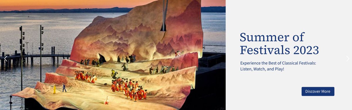 Stretta_Music's tweet photo. The Summer Festivals are the highlights of the cultural year for all classical music enthusiasts. 🎶
Here you will find an overview of the Summer Festivals 2023. Listen, watch and play! ⬇️
https://t.co/jlAfGHBAhH
#festivals #ClassicalMusic https://t.co/iIxFPnLBte