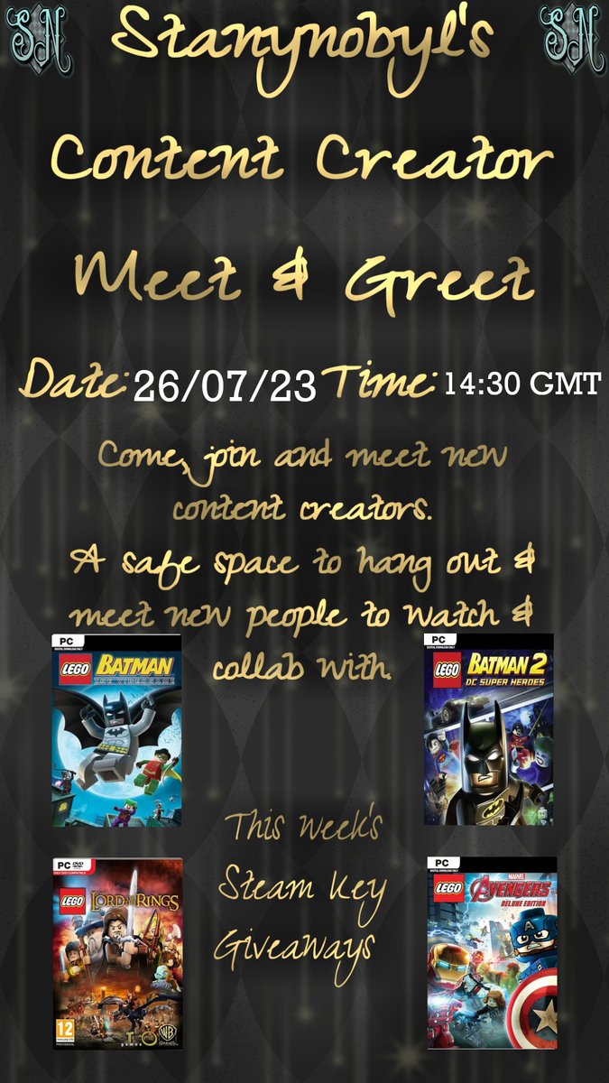 If anybody wants to join in, let me know (930am EST for the Americans) twitch.tv/stanynobyl

Retweets would be wonderful, love to you all.