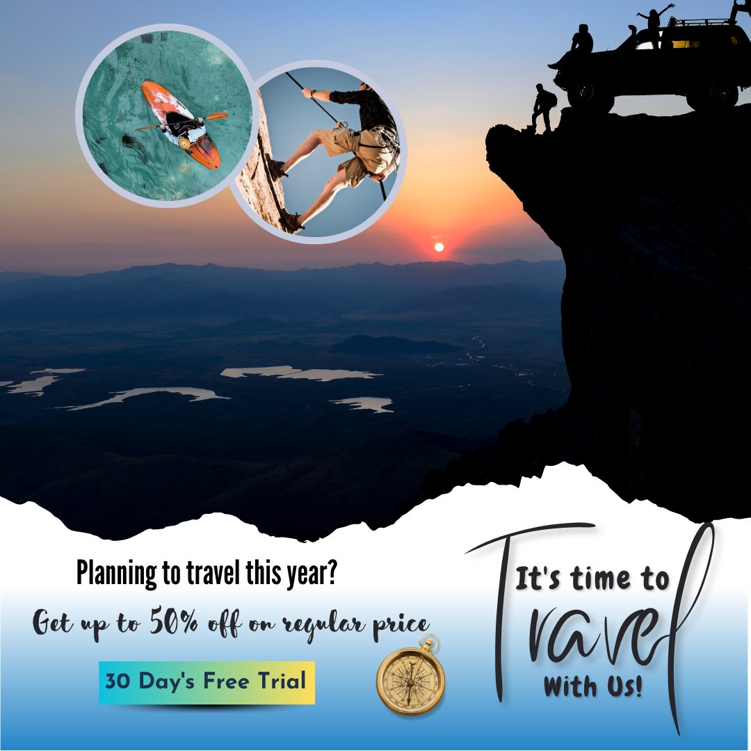 Digime256's tweet photo. Planning any big travels this year?

Receive flight deals from all over the world up to 50% off regular price!​

Save hours of time researching where to stay, what to do, and how to get around. ​

Get your 30 day's FREE TRIAL here : https://t.co/9bkWrbEfI7

#Travel #Adventure https://t.co/kTNYocv4Zi