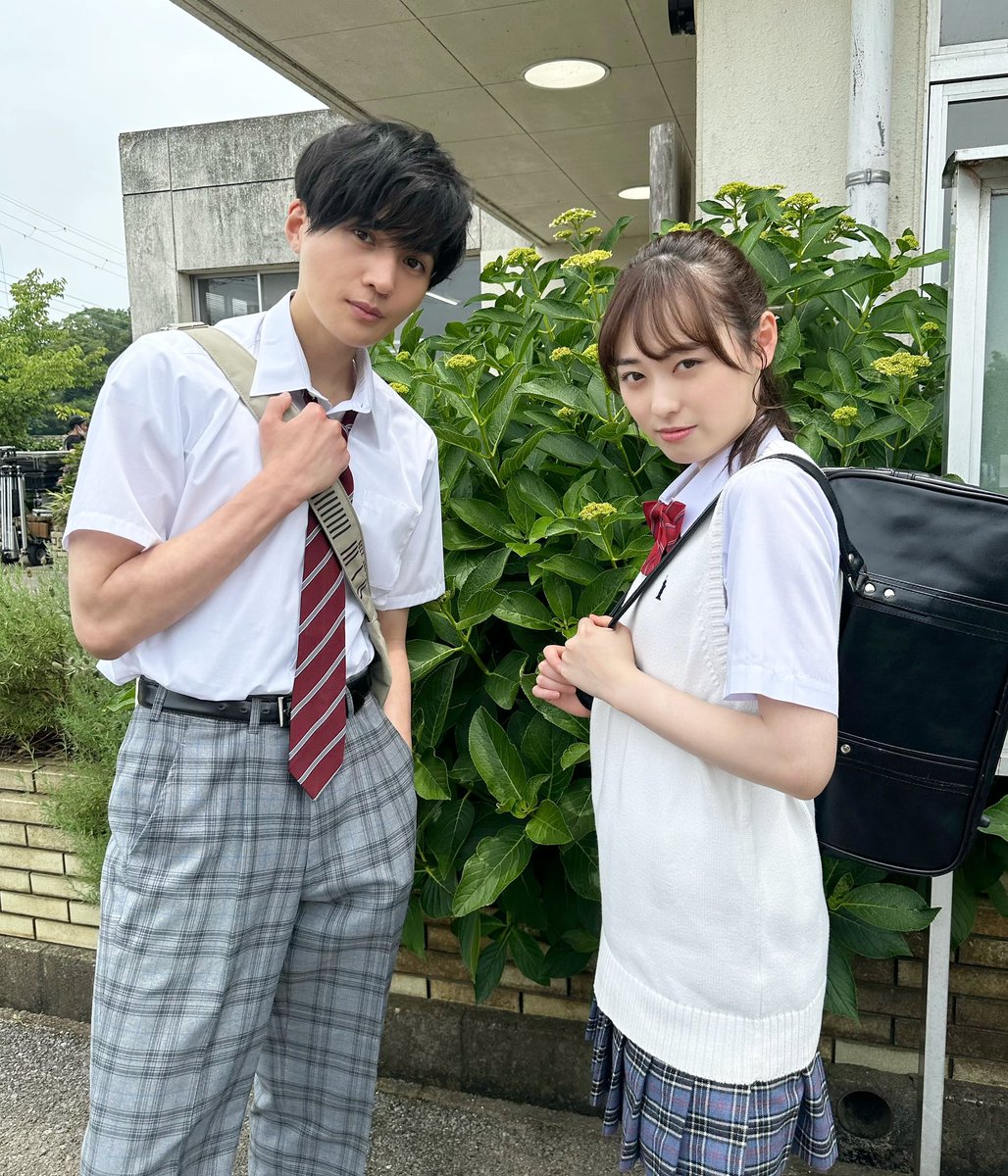 1840_tbs's tweet photo. ⋱ 第3話7/25(火)よる10時⋰
『18/40 ~ふたりなら夢も恋も~』

#エイフォー 第3話は今夜10時〜！

有栖（#福原遥 ）と康ちゃん（#八木勇征 ）の爽やかすぎる制服ショットを一足先にお届け🏫

今夜の放送までにTVerにて
第2話のおかわりお願いします🌅

#エイティーンフォーティー https://t.co/rRyPZkuJTf