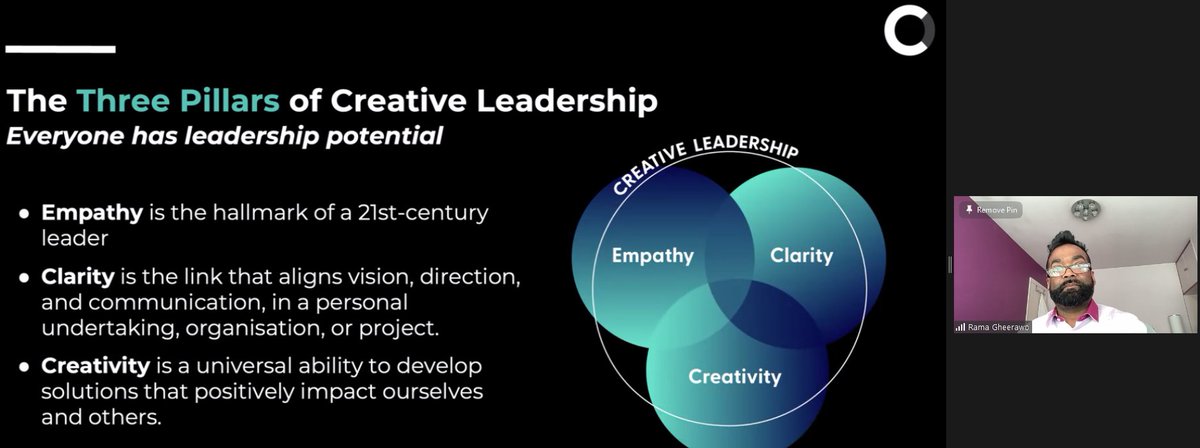 The role of #creative #leadership, an inspirational talk from <a href="/RamaGheerawo/">Rama Gheerawo</a> Director <a href="/HHCDesign/">Helen Hamlyn Centre for Design</a> <a href="/RCA/">Royal College of Art</a> for our #cocreation workshop this morning.