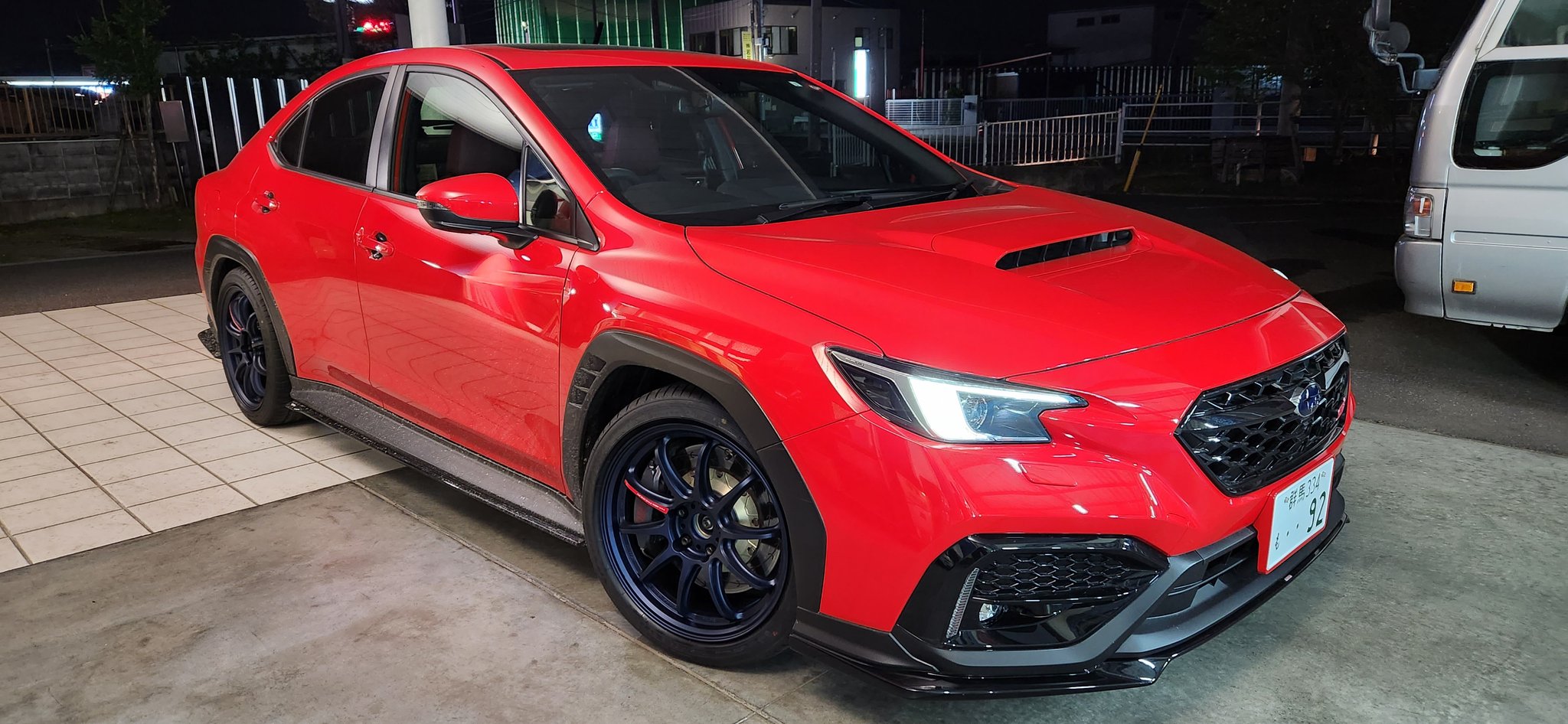 SUBARU 赤 ブレーキキャリパー (使用感あり) スバル 赤キャリパー - メルカリ