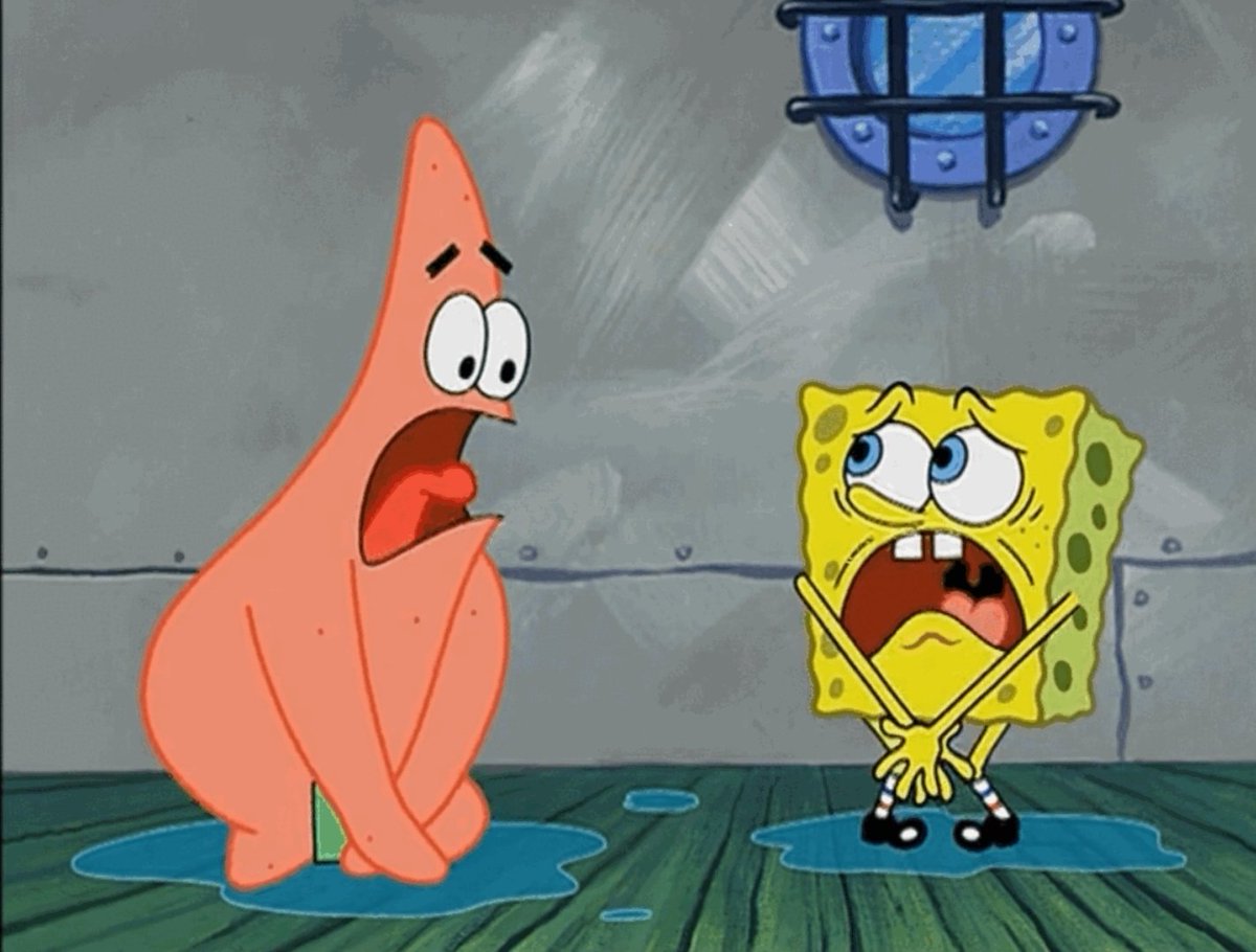 Spongebob behind closed doors