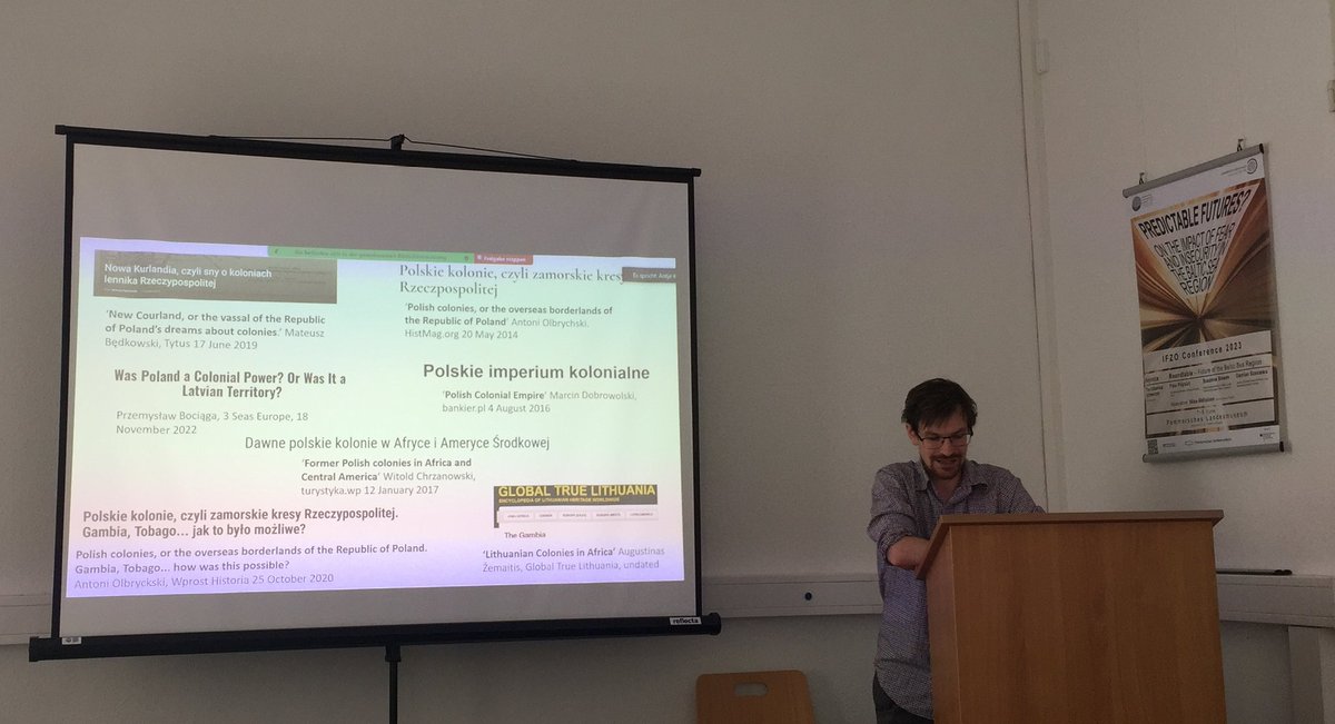 IFZO_Greifswald's tweet photo. On friday #IFZO fellow John Freeman held a thrilling talk about his current research project on #baltic #colonial history in public and academic discourses, and exhibitions. https://t.co/v24J6GLuvv