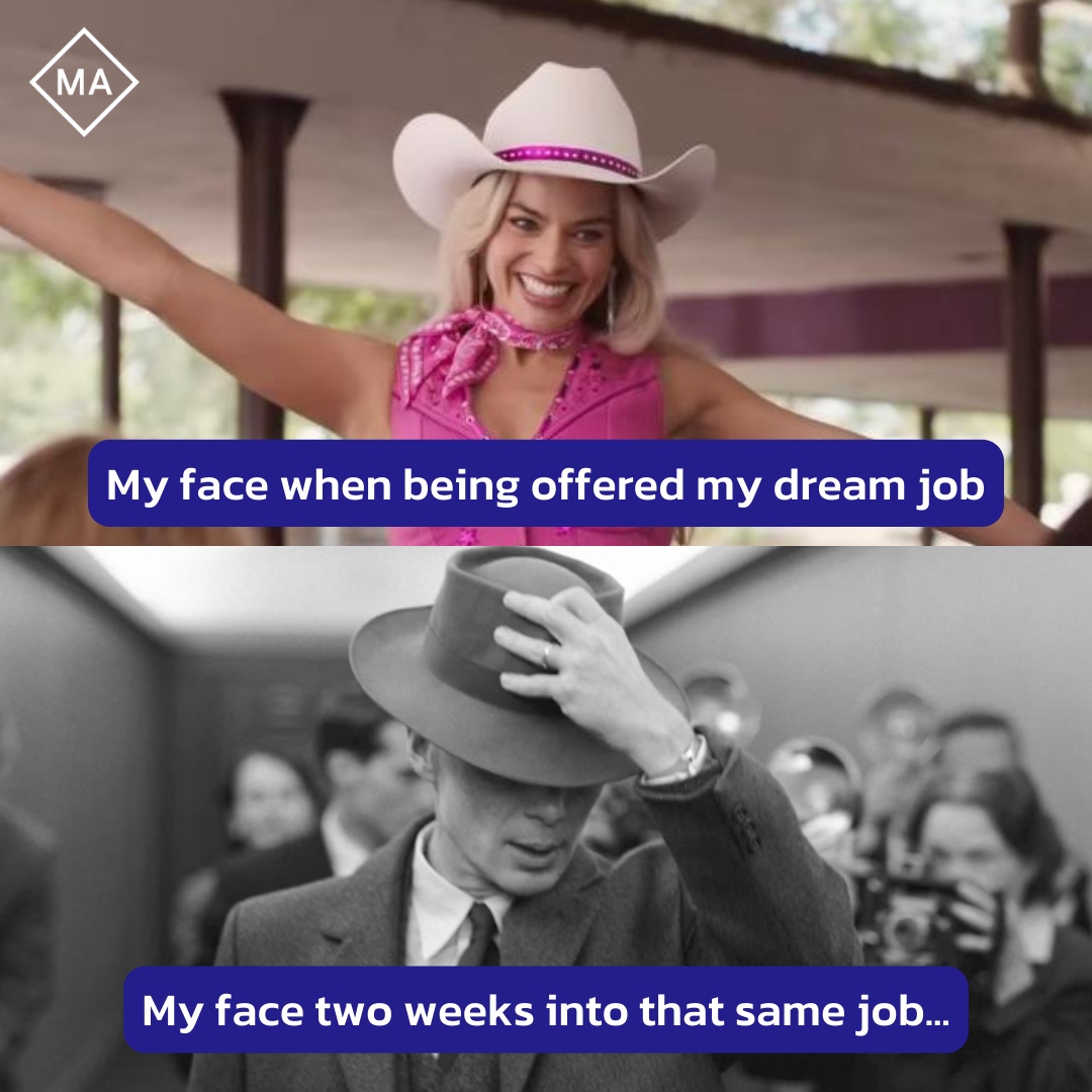 At #MasonAlexander we're dedicated to finding the perfect job for YOU ✨
Embrace your inner #Barbie &amp; land that perfect job with Mason Alexander - contact us today 🎯💼

🔗 l8r.it/AAal
📧 hello@masonalexander.ie  

#JobSearch #BarbieMode #Oppenheimer #Barbenheimer