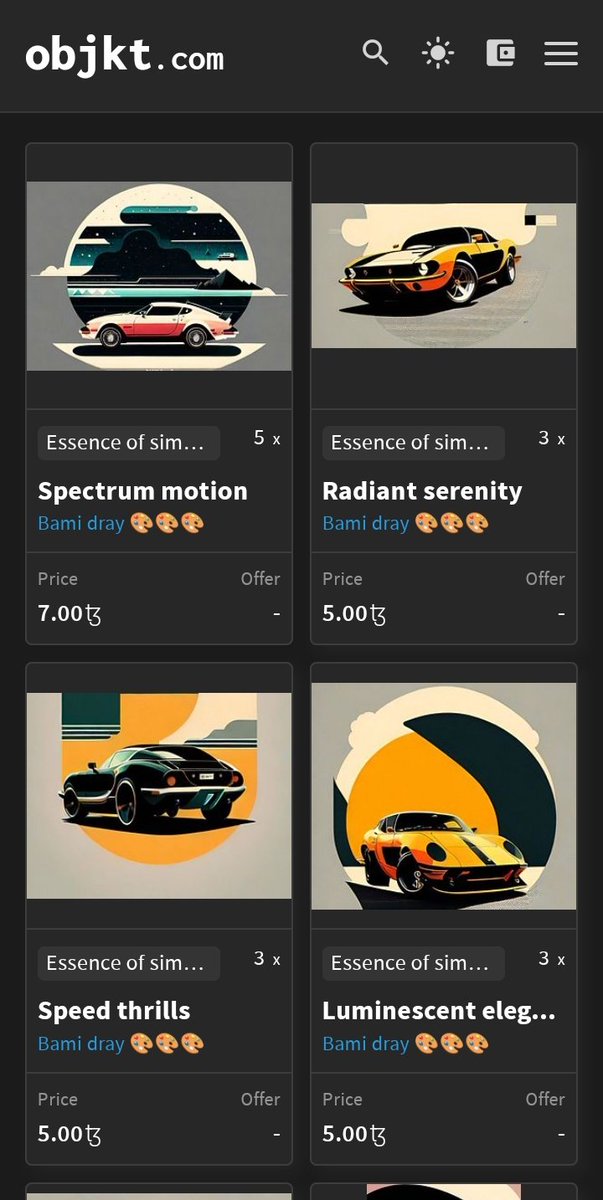 It's #TEZOSTUESDAY 

Check my <a href="/objktcom/">objkt</a> and pick up something for yourself today 💕💕💕💕

objkt.com/collection/KT1…

#bammi #TEZOSTUESDAY #tezos