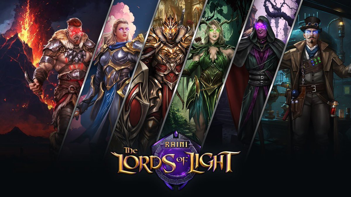 Another great day to be a #TCG fan! 🔥

<a href="/raini_coin/">Raini Studios</a> and their The Lords of Light game is now available on <a href="/EpicGames/">Epic Games Store</a>! 

Thanks to this $RAINI was a Top Gainer on the #BNBChain Ecosystem in the Last 7 days 🚀

Have fun playing and hope to see you in the game! 🙌