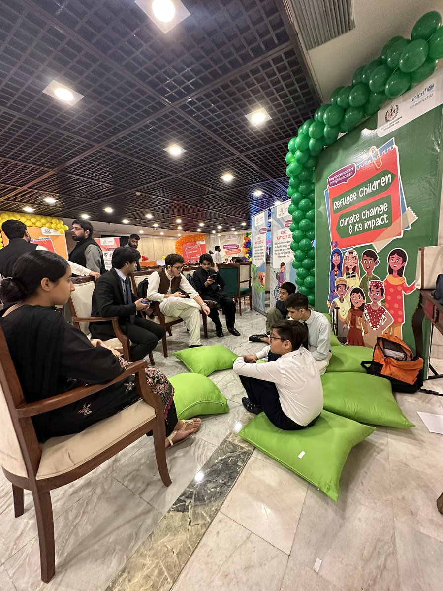 NCRC_Pakistan's tweet photo. Voices Unleashed at @NCRC_Pakistan’s children consultation! 🌟Young minds are taking charge, divided into 6 groups, tackling vital child rights issues. Young changemakers are expressing their concerns & aspirations, advocating for change and a brighter future.
#ChildrenInTheLead https://t.co/n9eLM5l5b5