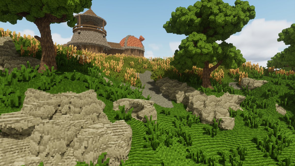 Tooley1998's tweet image. No more boring slopes. I have added cliffs to the world generation🏞️⛰️. #gamedev #indiedev #voxelgame #voxelart #voxel #procedural #UnrealEngine
