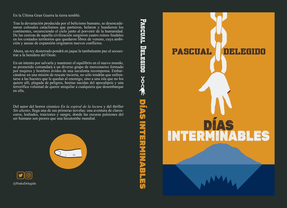 #DíasInterminables⛓️ Datos y curiosidades.

Sinopsis en ALT. 
#Aventura #Fantasía #Postapocalipsis