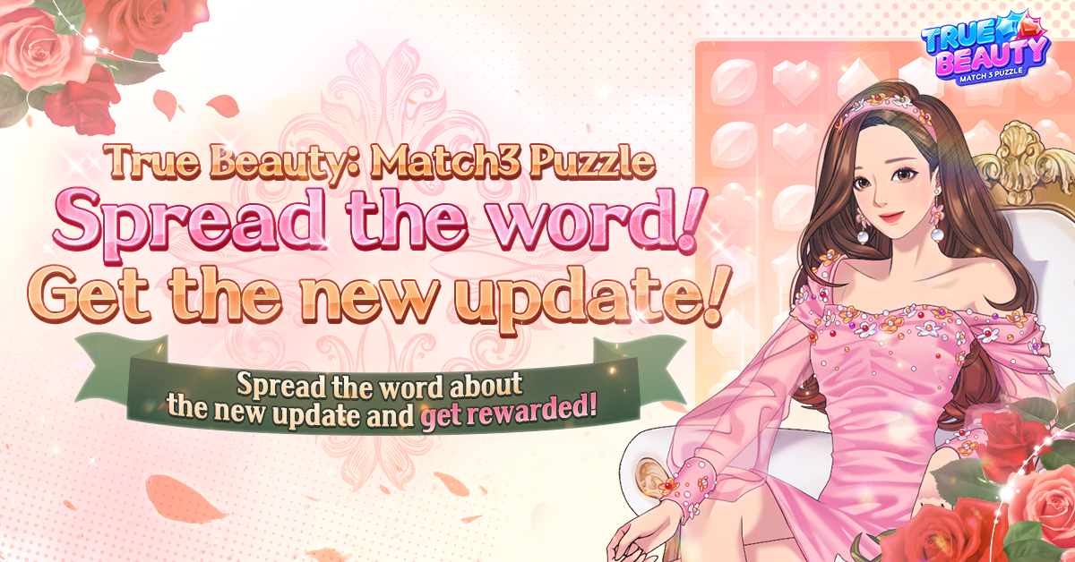 TrueBeautyGame's tweet photo. Hello JuJus!ヽ（≧□≦）ノ

The 1.2 release event train is on the move!!CHOO CHOO🚂🚂🚂!!

This is just the beginning of the event!!😁
You can check the details on the discord!

☞ Discord link : https://t.co/5tPVWhiOSD
 
#TrueBeauty #Webtoon #TrueBeautyMatch3Puzzle #PuzzleGame https://t.co/PWNn24ICRy