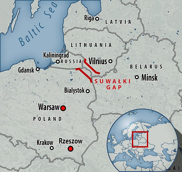 Putler and Lukashenko are eyeing the Suwałki Gap between Poland and Lithuania so they can have a land corridor to Kaliningrad.

Please bookmark, but I won't say 'I told you so'. #StopPutinNOW